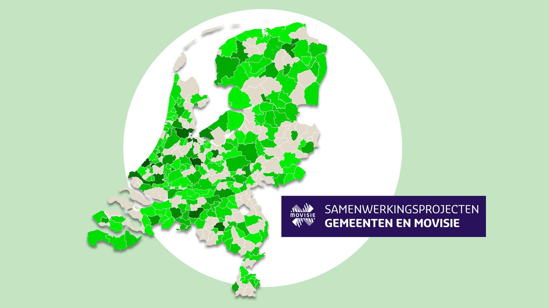 Projecten kaart in cirkel 