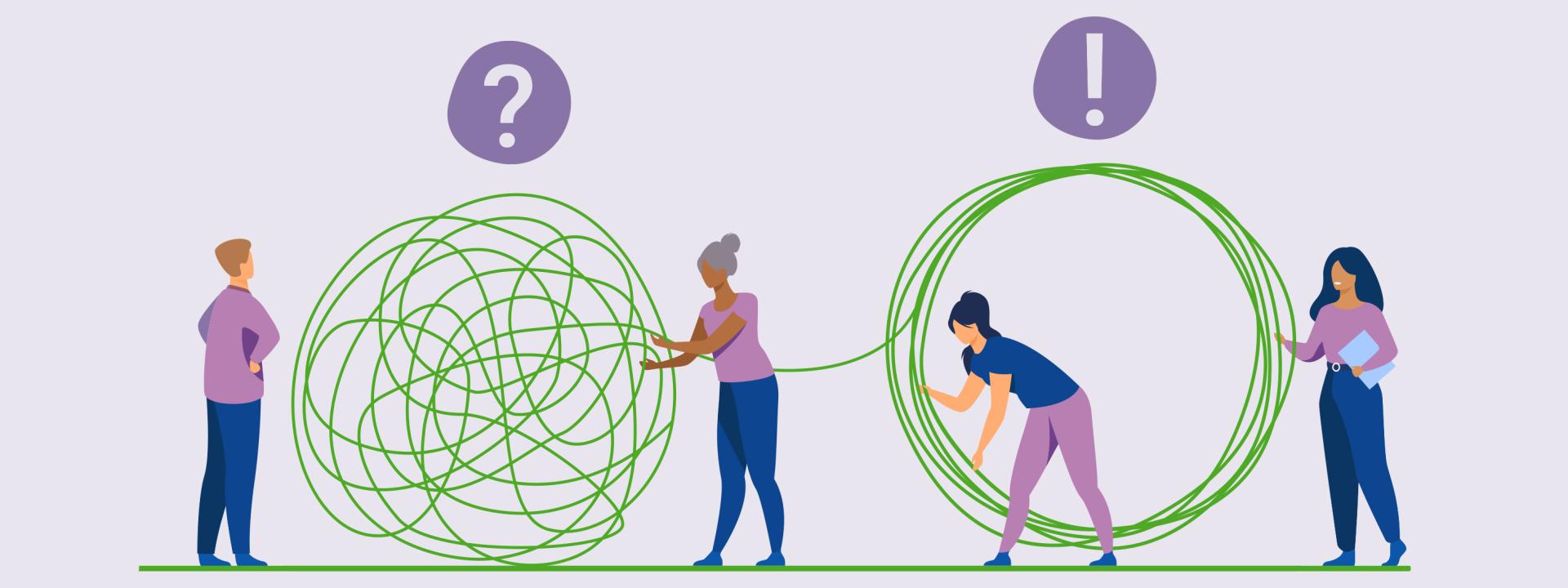 Illustratie Routekaart collectief werken